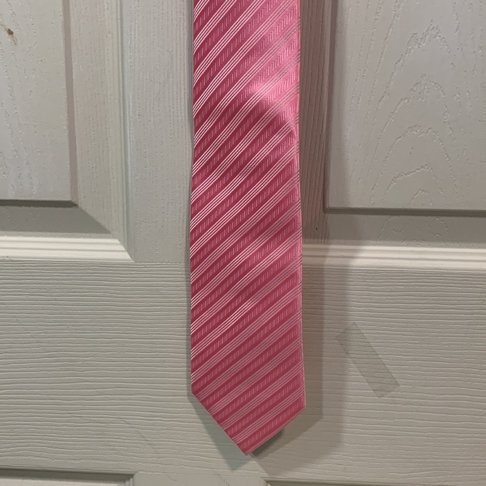🎀 Vintage Laurant Bennet Milano Men's Barbie Pink Tie